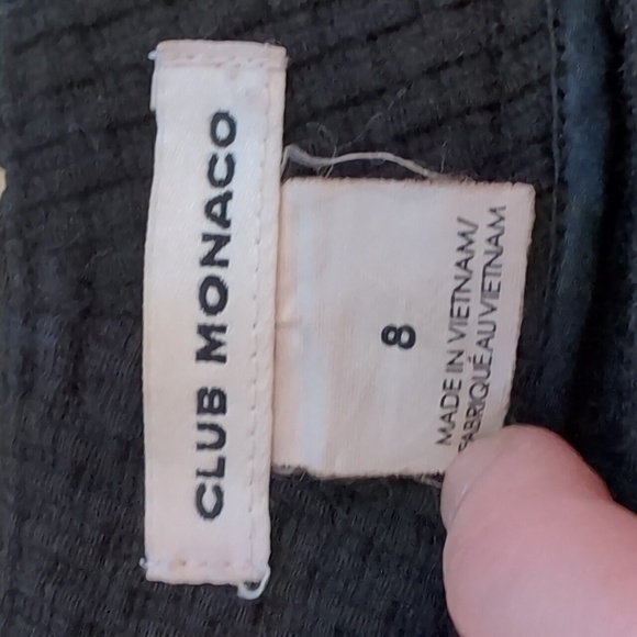 Club Monaco chopped pants size 8 - Picture 3 of 6